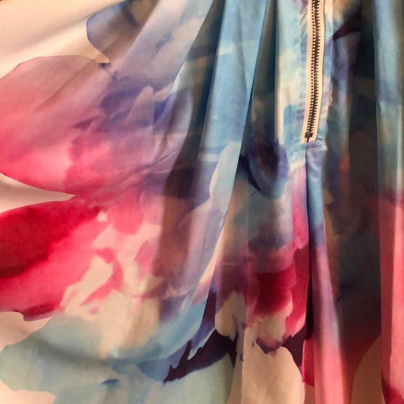 Flowy Colorful Summer Mini Dress - Picture 6 of 6